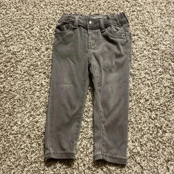 Cat & Jack toddler gray jeans | size 18m - Picture 1 of 5